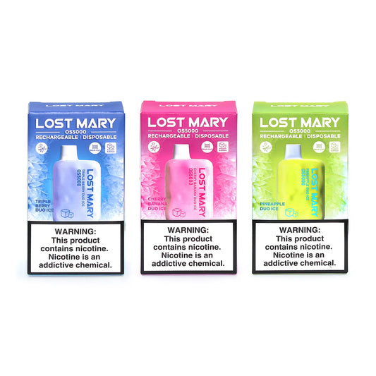 LOST MARY OS5000 DISPOSABLE | 5000 PUFFS | 5% NIC